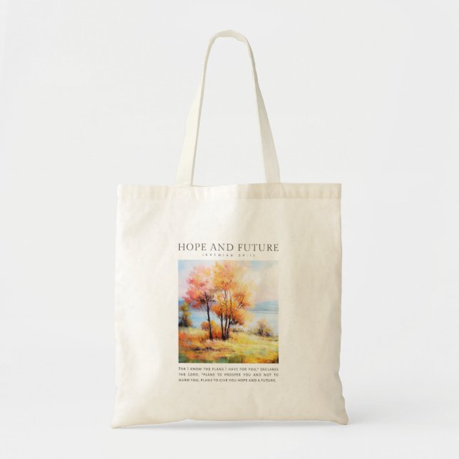 Jeremiah 29:11 I know the plans I have for you Tote Bag (Front)