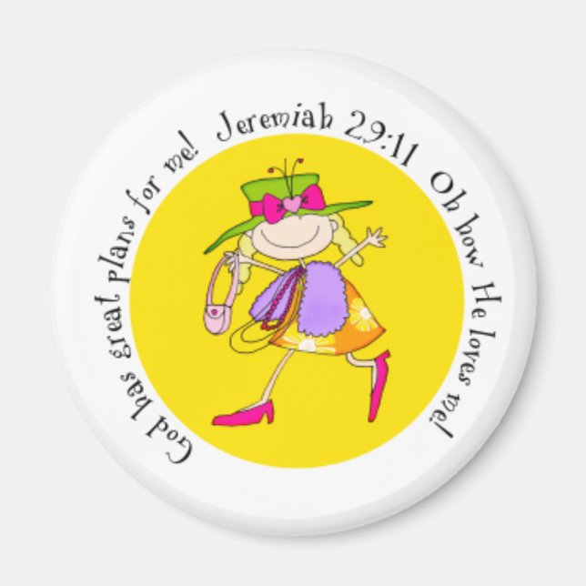 Jeremiah 29:11 Magnet (Front)