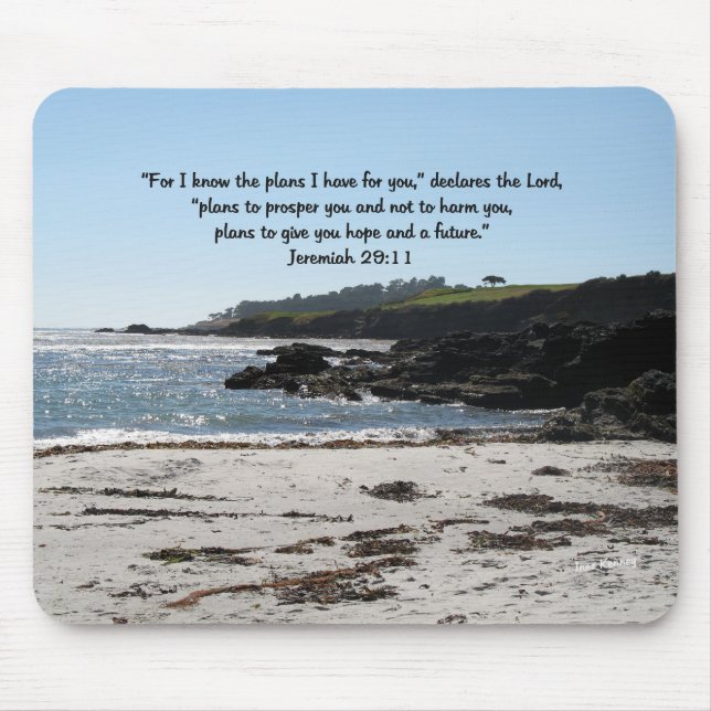 Jeremiah 29:11 mouse mat (Front)