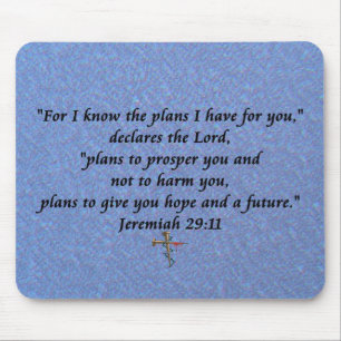 jeremiah 29-11 mouse mat