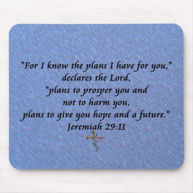 jeremiah 29-11 mouse mat (Front)
