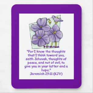 Jeremiah 29:11 mouse mat