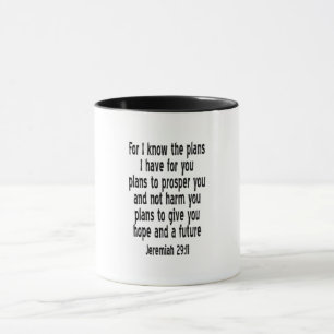 Jeremiah 29:11 mug