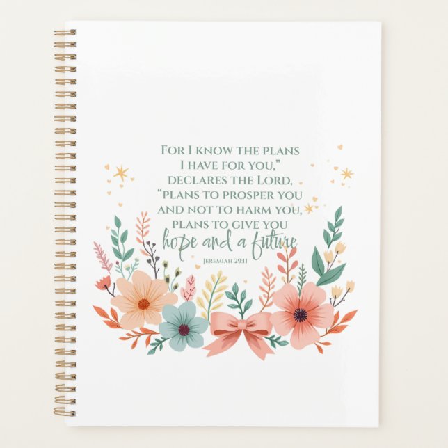 Jeremiah 29:11 planner (Front)