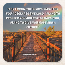 Jeremiah 29:11 Plans To Prosper You, Plan For Hope