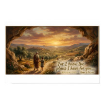 Jeremiah 29:11 Scripture Poster Bible Verse Wall