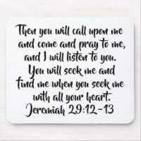 Jeremiah 29:12-13 Elegant Seek God Bible Verse