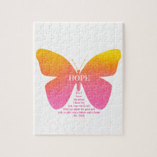 Jeremiah 29 Hope Butterfly Puzzle