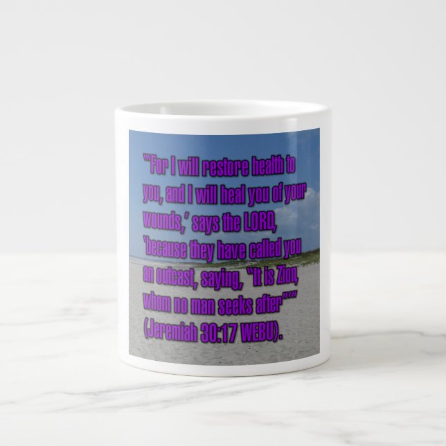 Jeremiah 30:17 WEBU Mug (Front)