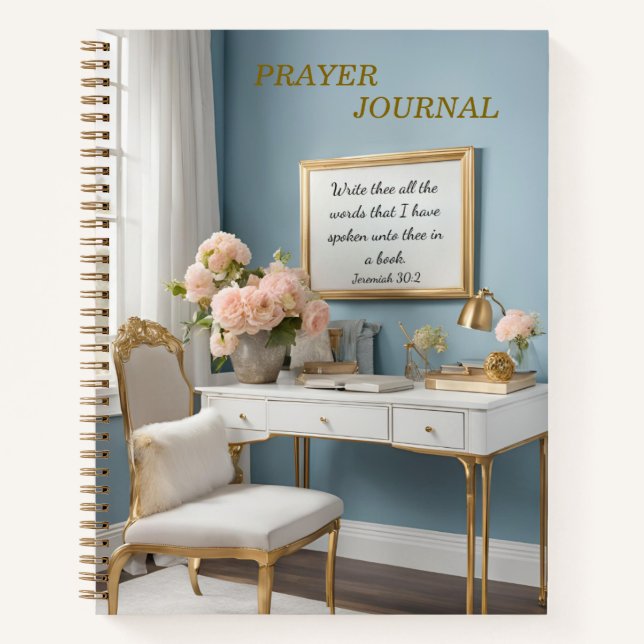 Jeremiah 30:2 Soft Cover Prayer Journal  (Front)