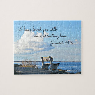 Jeremiah 31:3 I have loved you with an everlasting Jigsaw Puzzle