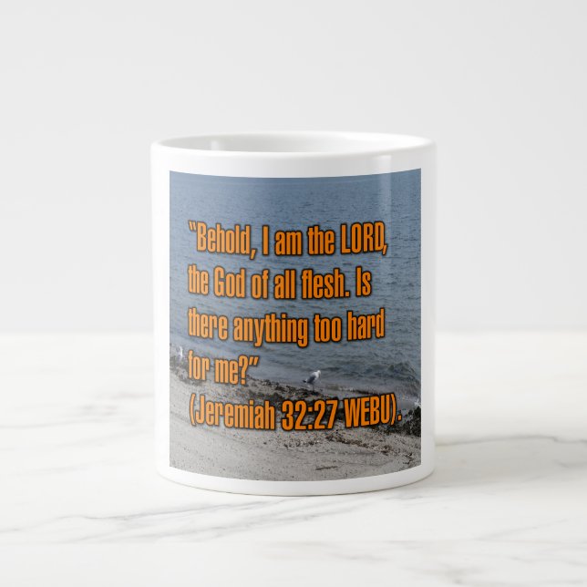 Jeremiah 32:27 WEBU Mug (Front)