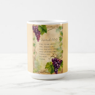 Jeremiah 33:3 Christian Bible Verse Coffee Mug