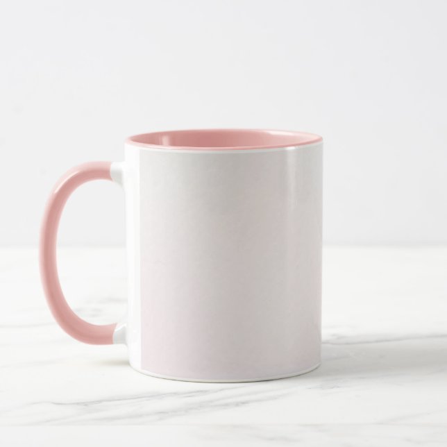 Jeremiah 33:3, with pink rose on ceramic mug (Left)