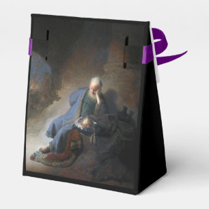 Jeremiah Lamenting on Fall of Jerusalem, Rembrandt Favour Box