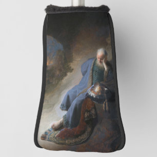Jeremiah Lamenting on Fall of Jerusalem, Rembrandt Golf Head Cover