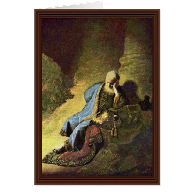 Jeremiah Lamenting Over The Destruction Of Jerusal (Front)