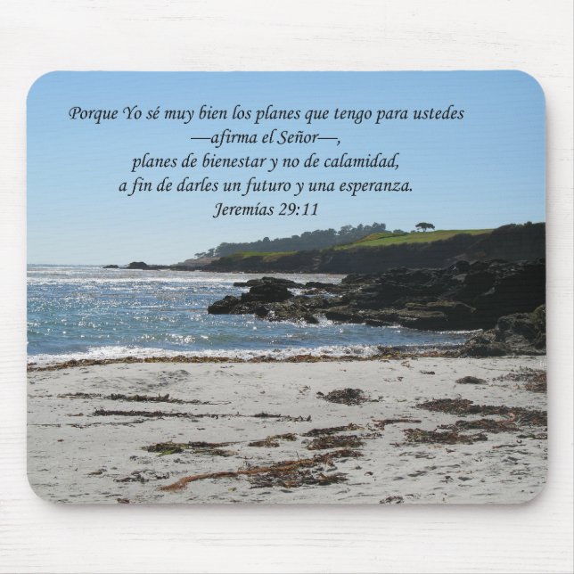 Jeremias 29:11 mouse mat (Front)