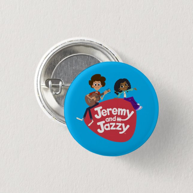 Jeremy and Jazzy Button (Front & Back)