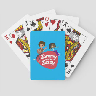 Jeremy and Jazzy Button Playing Cards