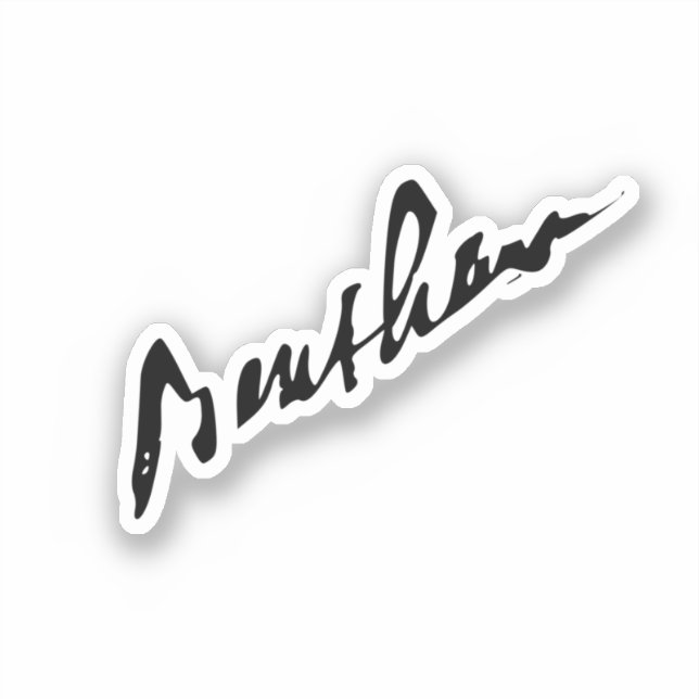 Jeremy Bentham signture (Front)