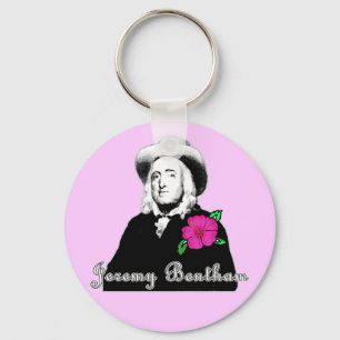 Jeremy Bentham with Tropical Flower Key Ring