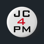 Jeremy Corbyn "JC For PM" Button Badge<br><div class="desc">"JC For PM" Button Badge. Jeremy Corbyn Badges. Support Jeremy Corbyn for UK Prime Minister and "True Labour™" Principles. Returning moral values to British politics. (Gothic Medium Font)</div>