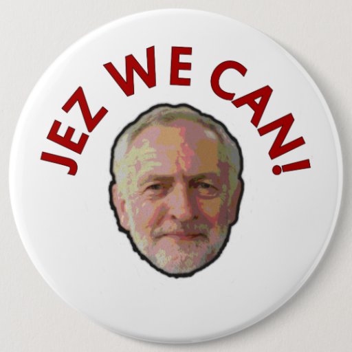 Image of Jeremy Corbyn "Jez We Can" Badge