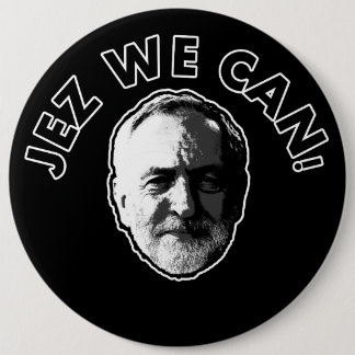 Jeremy Corbyn "Jez We Can" Black badge