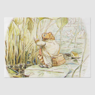 Jeremy Fisher on a Lily pad by Beatrix Potter Tissue Paper