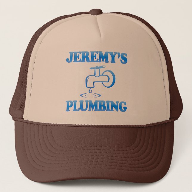 Jeremy's Plumbing Trucker Hat (Front)