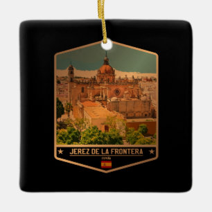 Jerez de la Border Ceramic Ornament