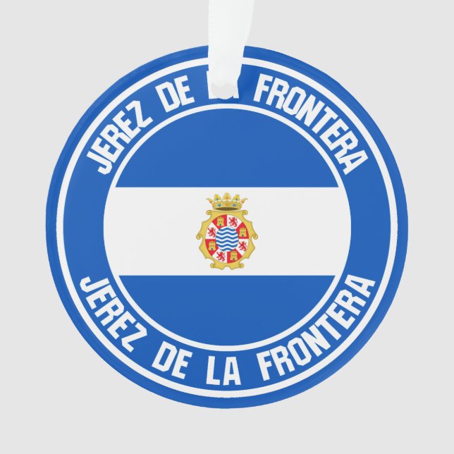 Jerez de la Frontera Round Emblem Ornament (Front)