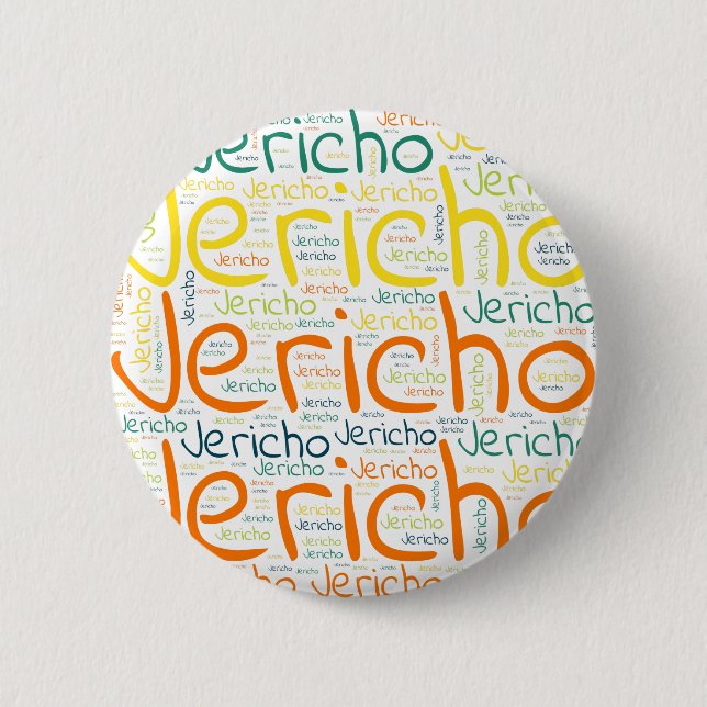 Jericho 6 Cm Round Badge (Front)