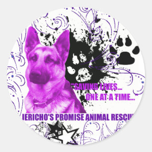 Jericho's Promise Aimal Rescue Sticker