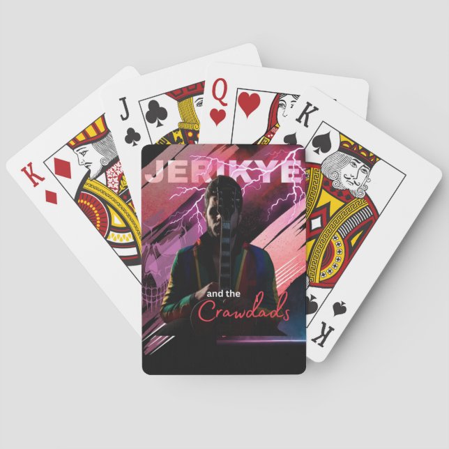 Jerikye and the Crawdads Playing Cards (Back)