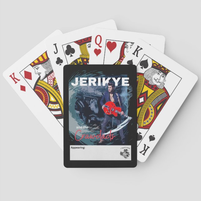 Jerikye and the Crawdads Playing Cards (Back)