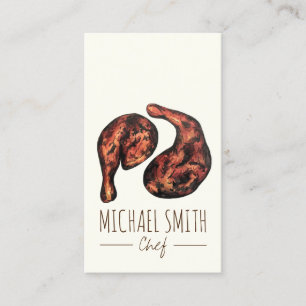 Jerk Chicken Caribbean West Indian Jamaican Food Business Card