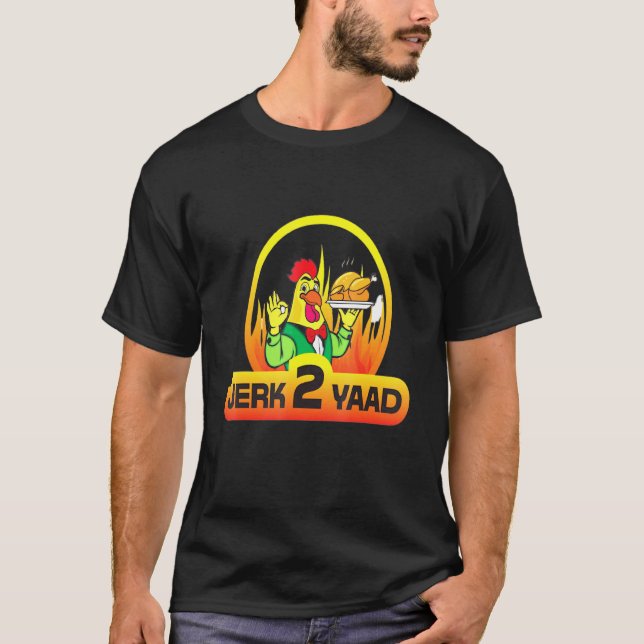 Jerk Chicken Delivery T-Shirt (Front)