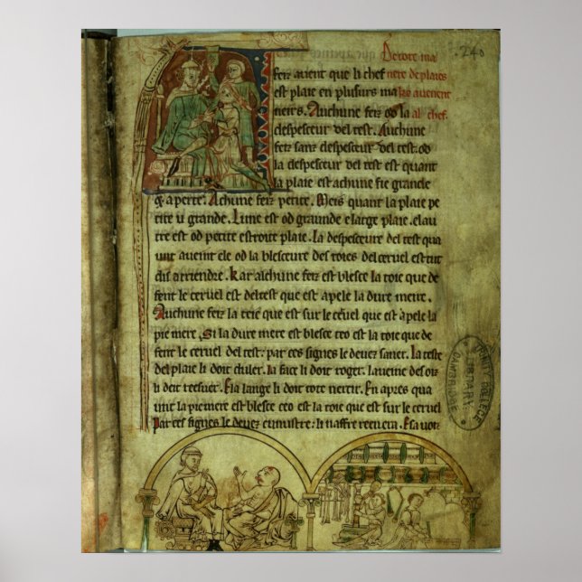 Jerome: A doctor visiting a patient Poster (Front)