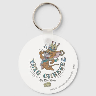 Jerry Big Cheese On The Moon 2 Key Ring
