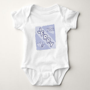 Jerry Blue Cheese Logo Baby Bodysuit