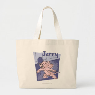 Jerry Blue Large Tote Bag