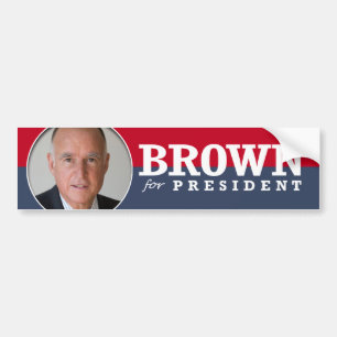 JERRY BROWN 2016 BUMPER STICKER
