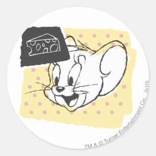 Jerry Cheese Classic Round Sticker