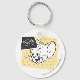 Jerry Cheese Key Ring