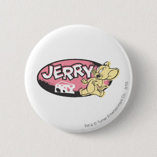 Jerry Cheese Logo 6 Cm Round Badge