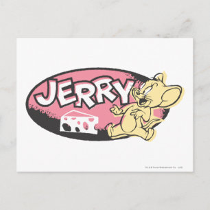 Jerry Cheese Logo Postcard