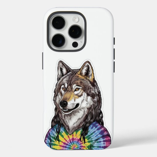 Jerry Garcia wolf  Case-Mate iPhone Case (Back)