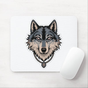 Jerry Garcia wolf Mouse Mat